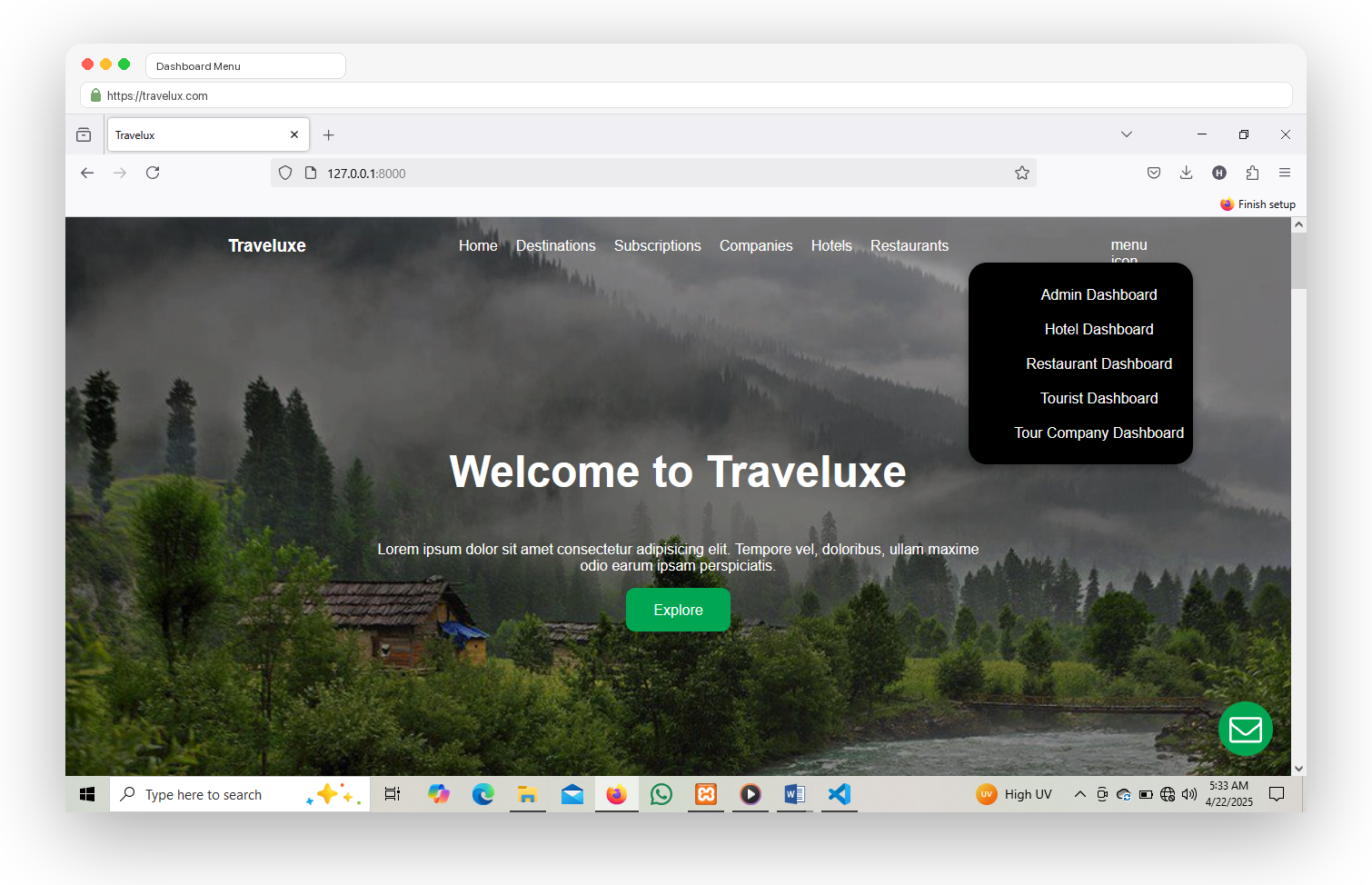 Landing Page