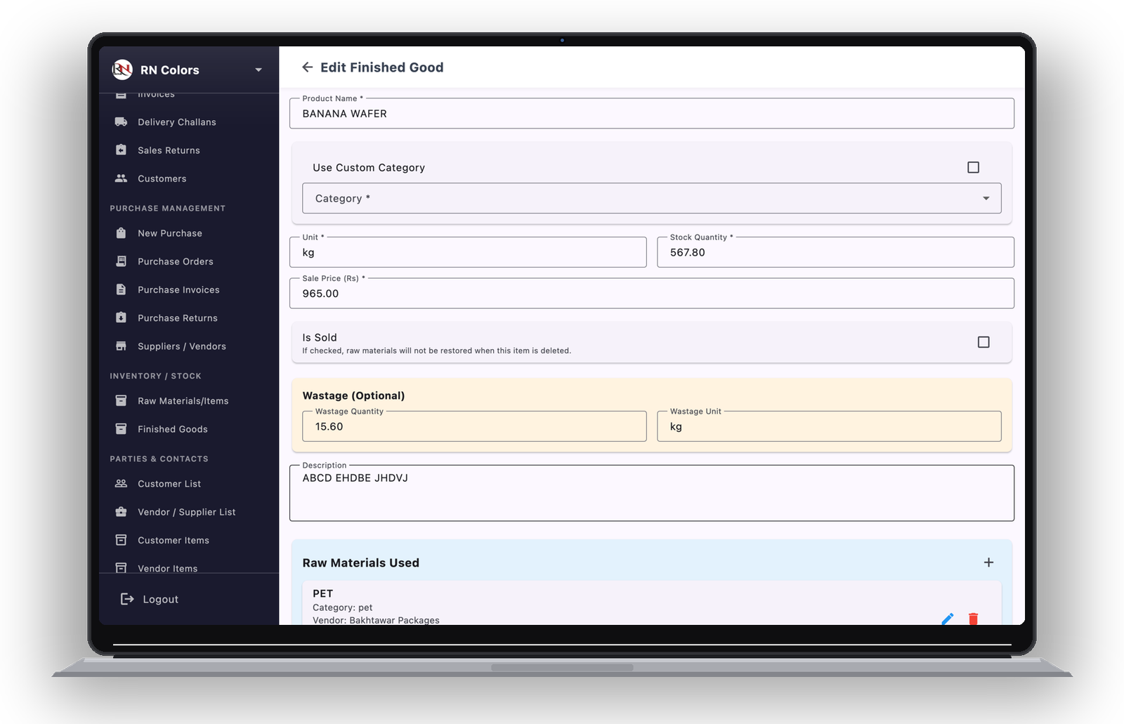 Inventory Analytics — Cloud Data