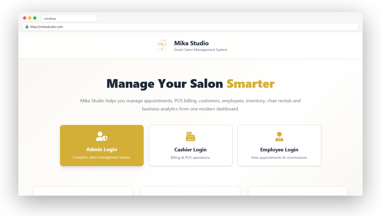 Landing Page