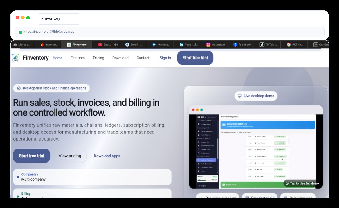 Live site home (proves Firebase Hosting deploy)