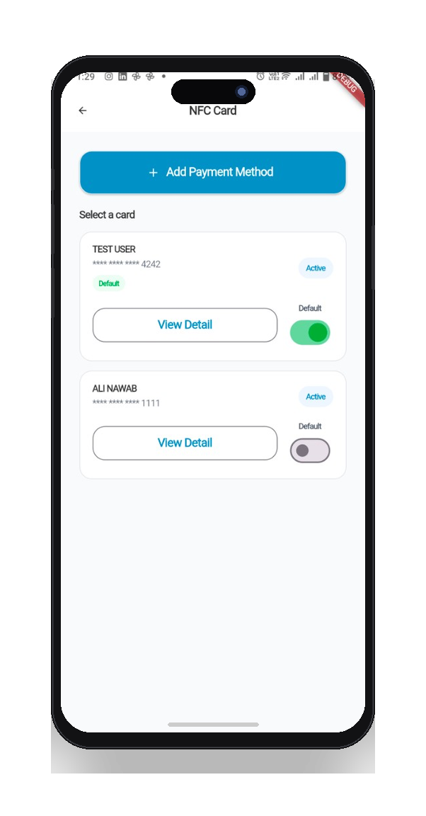 NFC payment / identify