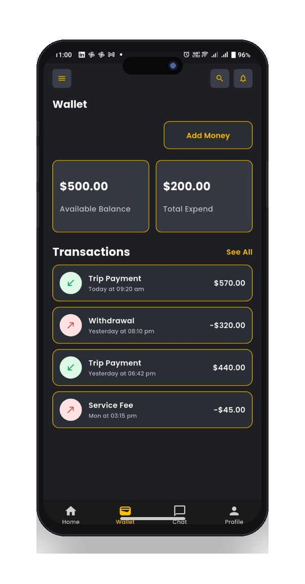 Wallet — Balance Overview