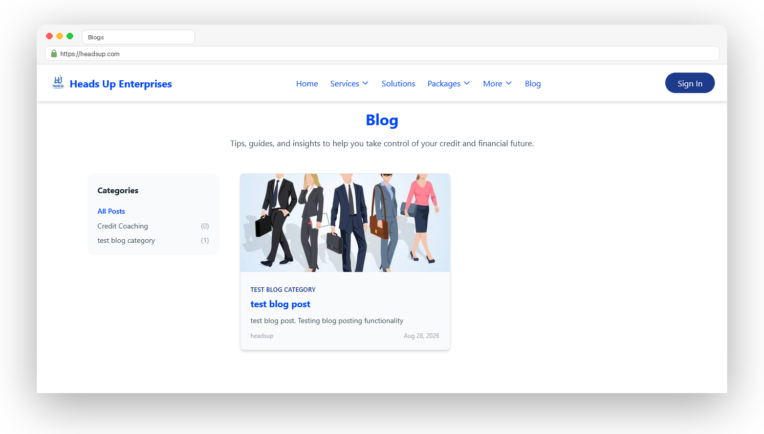 Blogs