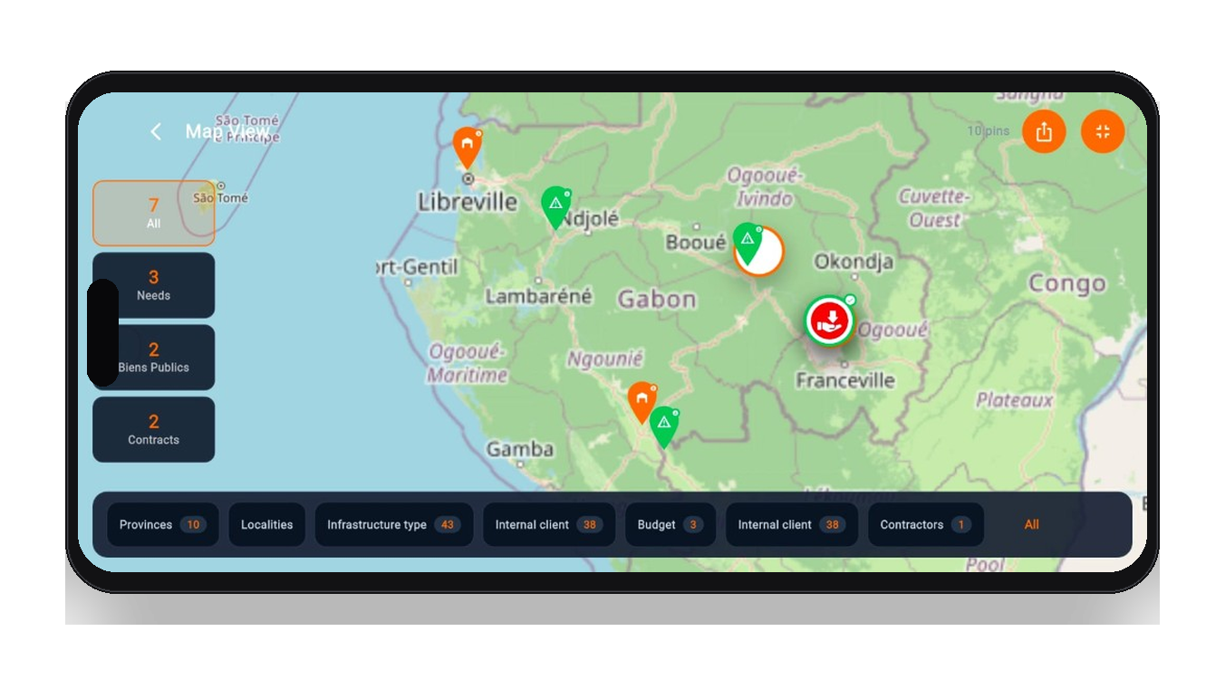 Map view