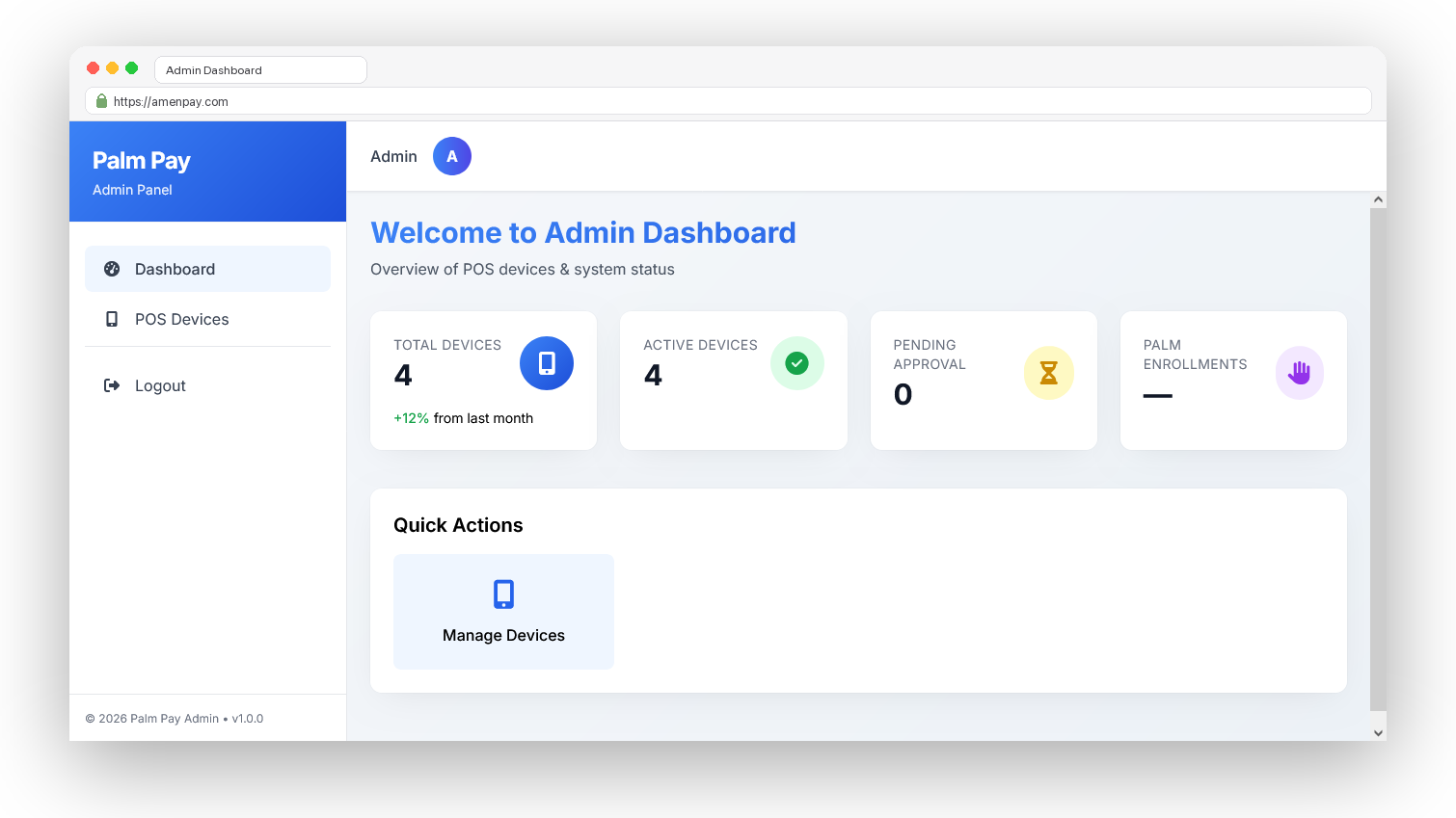 Admin Dashboard